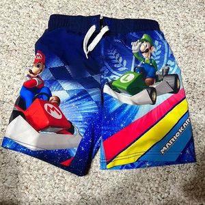 Mario kart swim trunks